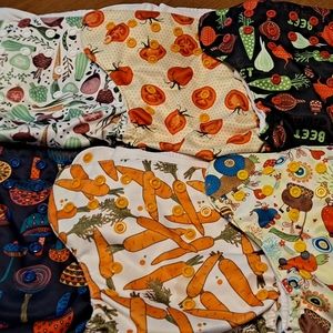 Mama Koala One Size Pocket Cloth Diapers Set of Six